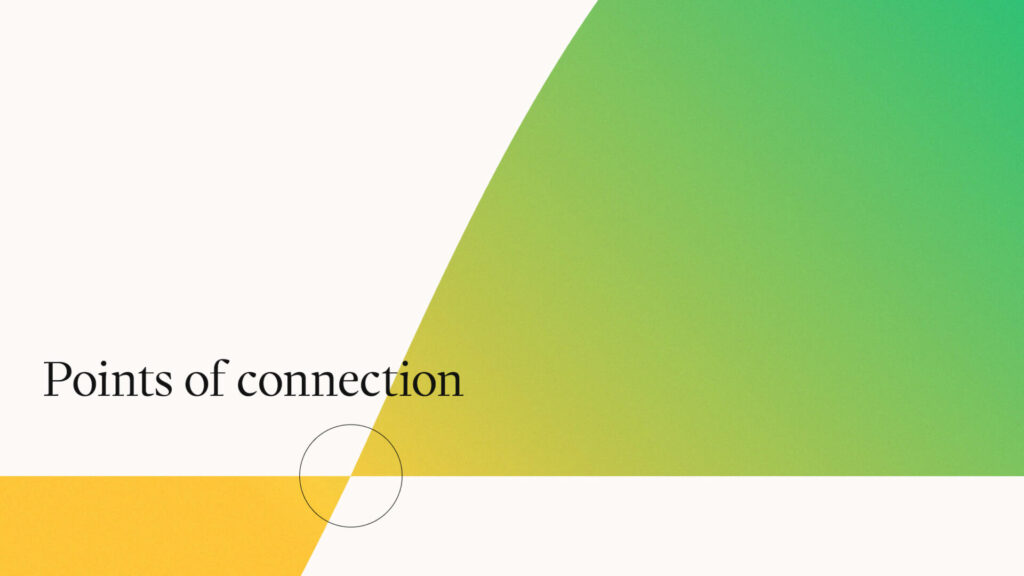 graph showing point of connection